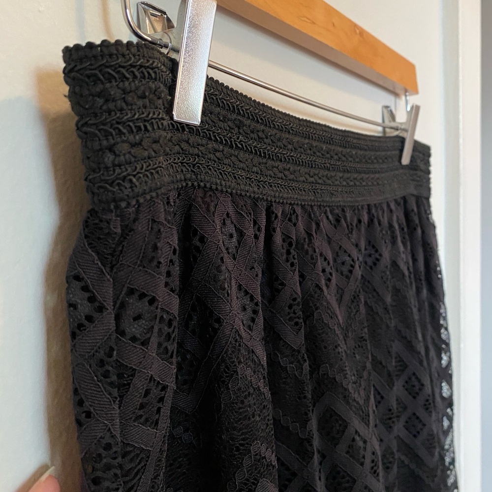 Black Lace Skirt